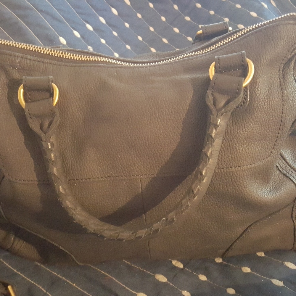 Liebeskined BLACK leather handbag